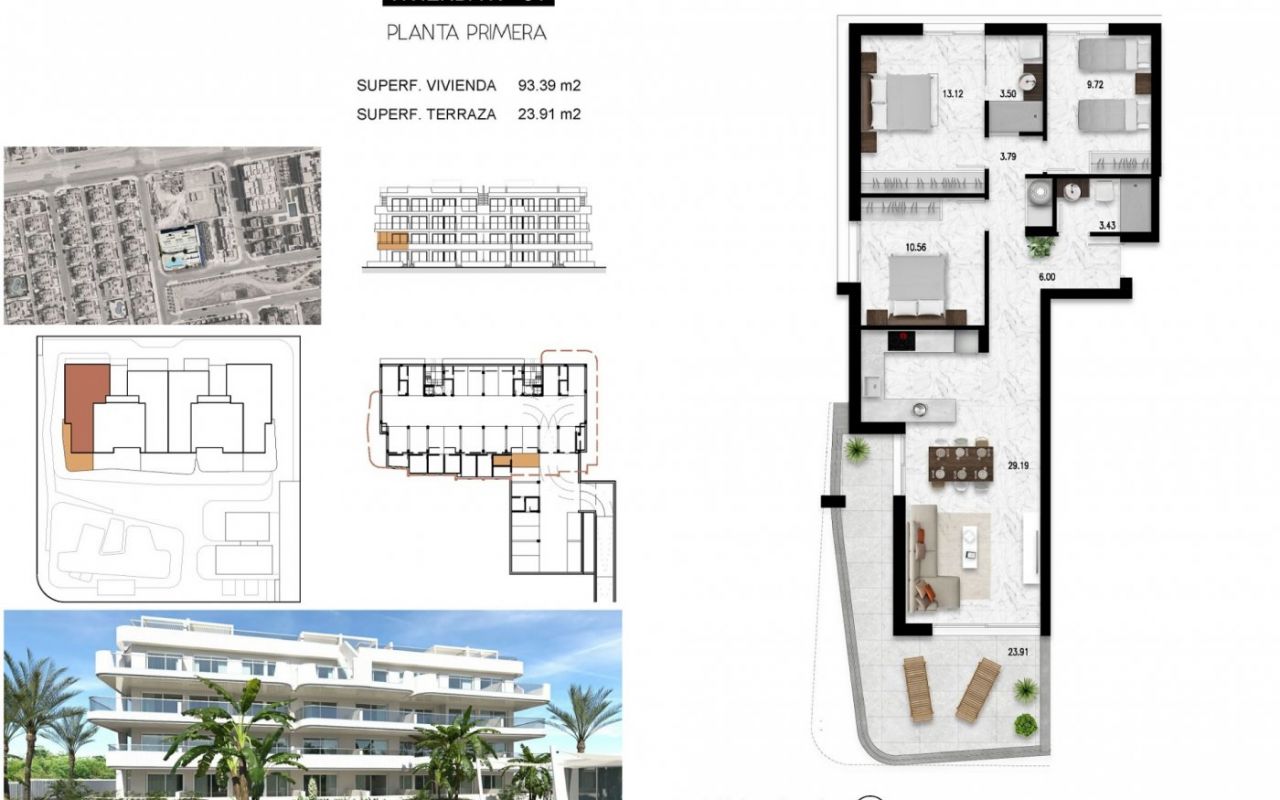  Nouvelle construction - Appartement - Orihuela Costa - Lomas de Cabo Roig