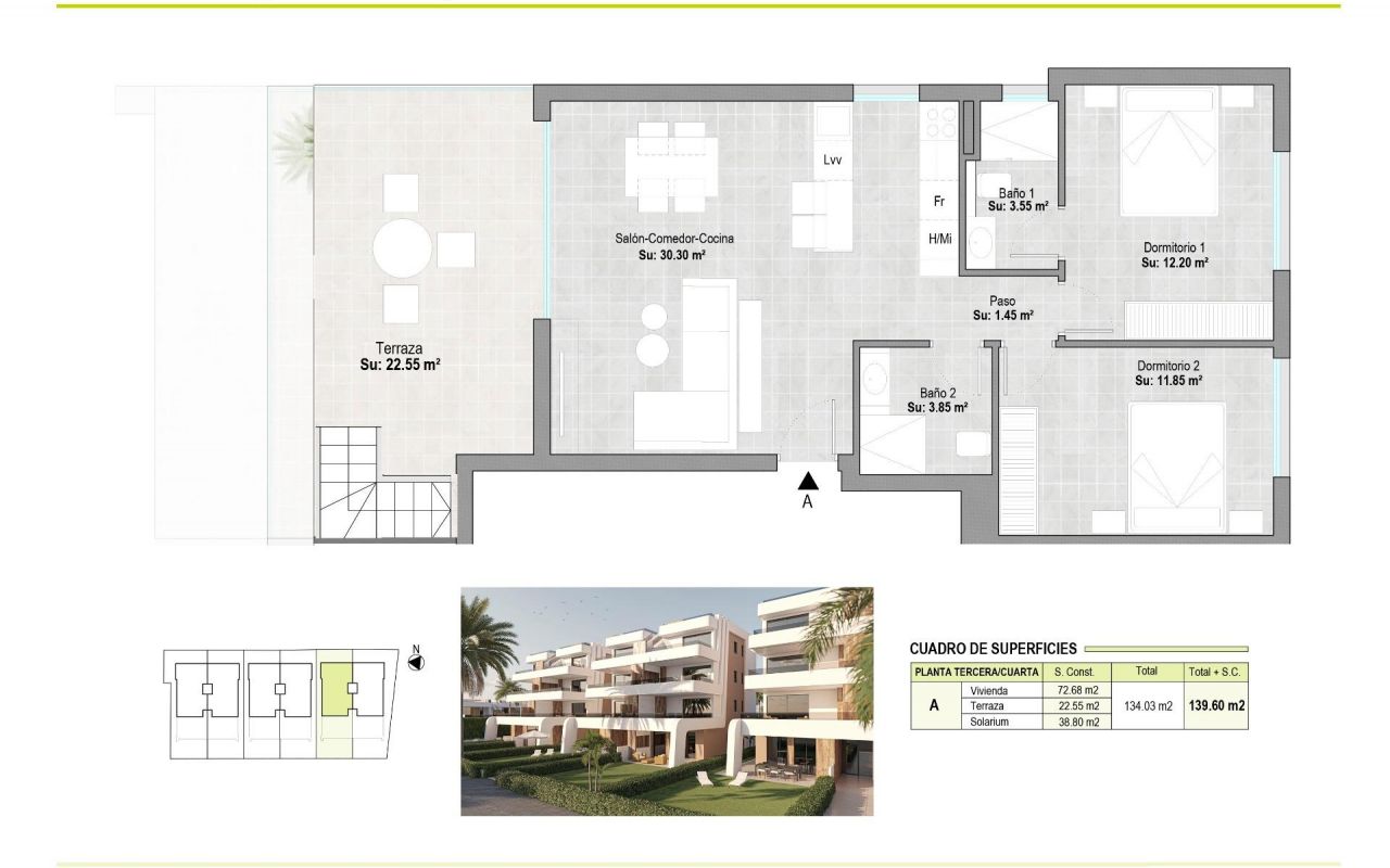  Nouvelle construction - Penthouse - Alhama de Murcia - Condado de Alhama Resort