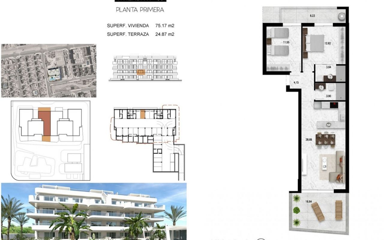 Obra Nueva - Apartamento - Orihuela Costa - Lomas de Cabo Roig