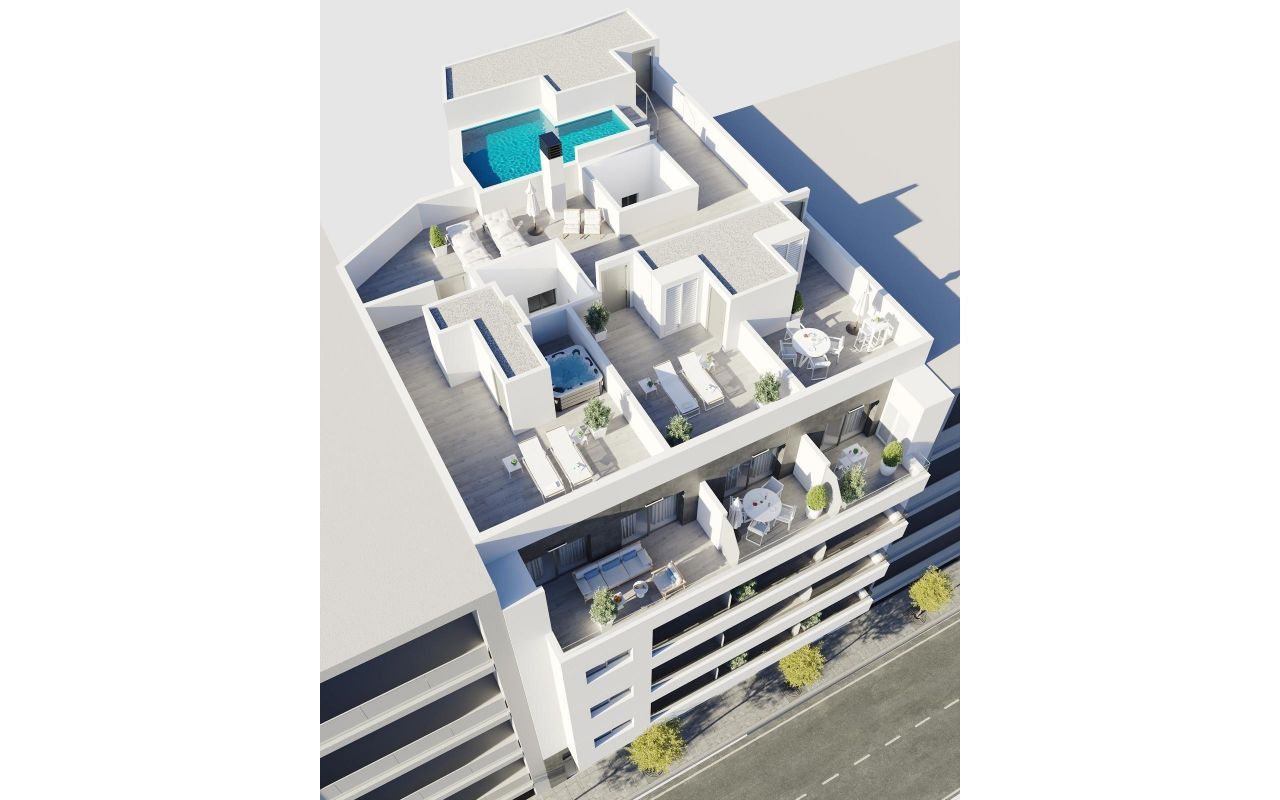Penthouse - New Build - Torrevieja - R-20811
